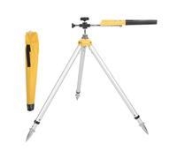 Aluminum Alloy Prism Pole Bracket | 62-88cm Retractable Tripod for Total Station & Mini Tower | Wind - Sturdy Surveying Clamp for Wall Corners/Ground Measurement