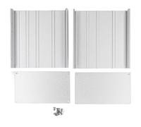 Aluminum Alloy Project Box | Watertight Enclosure for Electronics/DIY/Industrial | 6063 - T5 Alloy with Heat Dissipation & Transmission Blocking | 83x145x150mm Protective Case