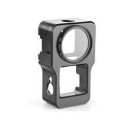 Aluminum Alloy Protective Case for Action 2 Metal Case Frame Cage+UV Lens Filter for Osmo Action 2 Accessories,B