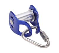 Aluminum Alloy Pulley Block - Heavy Duty Small Single Rope Pulley Wheel Climbing Slide System, Smooth Bearing Remover for Clothesline Garage Ceiling Camping Hunting Slack Line Bike Cargo Lift Bucket