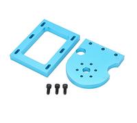 Aluminum Alloy RC Motor Base, L Shape Metal Motor Mount, CNC Machined 30mm Motor Holder for 5892 58110 58113 70120 RC Cars with High Strength and Rust Resistant Design