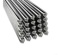 Aluminum Alloy Solder Wire 10pcs Rust para proof Silver Aluminum(1.6mm) | Low para temp para fusion, no flux powder needed, easy friction , 10pcs pack, silver finish