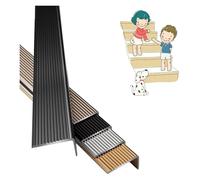 Aluminum Alloy Stair Nosing Non-Slip Outdoor Indoor StaircasesStair Edge Trim, Floor Edging Door Step For Outside Tile Trims/Edgings(Gold,W 50mm)(Grays,W 40mm)