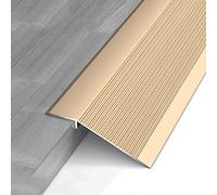 Aluminum Alloy Transition Strip,Transition Strip Reducer Threshold Scratch-Resistant, Vinyl/Tile/Wood/Laminate Edging Trim Strip, Transition Piece Doorway Edging Trim(Gold)