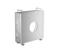 Aluminum Alloy Vertical Chassis Stand for MiniM4 Desktop Heat Dissipation Case Holder Offering Stability &Cooling