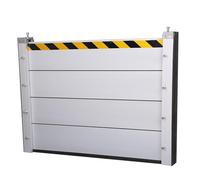 Aluminum Baffle Flood Control Barrier, 80/90/100/110/120/130/140/150/160cm Flood Control Gate for Patio Doors/Warehouse/Driveway/Garage - Reusable Water Barrier Shield(80 * 80cm/32 * 32in)