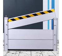 Aluminum Baffle Flood Control Barrier, 80/90/100/110/120/130/140/150/160cm Flood Control Gate for Patio Doors/Warehouse/Driveway/Garage - Reusable Water Barrier Shield(160 * 60cm/63 * 24in)