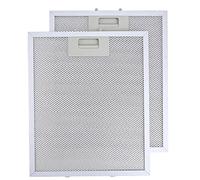 Aluminum Cooker Hood Filters 2PCS With Metal Mesh And 5 Layers Grease Filtration For Range Hood Vent Extractor 330 * 230 * 9mm mesh foil filter