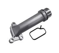 Aluminum Coolant Pipe Connector - Precise 11127810707 Replacement | Upgraded Metal Heater Hose Junction For N47 N57 Engines | Vehicle-Specific Design With Profile Gasket For 3 Series 5 Series X5 X