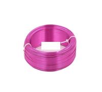 Aluminum Craft Wire Alambre De Aluminio, Rollo 100m, 1mm Diámetro, Multicolor for Manualidades Hechas A Mano(Roze)
