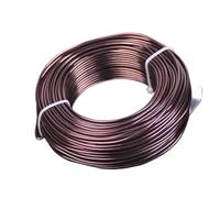 Aluminum Craft Wire Alambre De Cuentas Aluminio, Rollo 500g, Multicolor, 0,8-3,0mm, for Fabricación Joyería DIY(Coffee Brown,3.0mm 25meters)