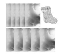 Aluminum Embossing Foil Sheets - 10-Pack 0.07mm Thick Metal Sheets for Crafting, DIY Art, Engraving, Mounting and Decorative Home Projects, Flexible Tooling Material for Creative Artwork