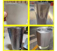 Aluminum Exhaust Wrap, Auto Heat Shield Insulation Sheet, 19.68x19.68 Inches Lightweight Build & Thermal Management, Engine Protection Tape for Car Pipes Headers Manifolds Mechanics Garage Workshops