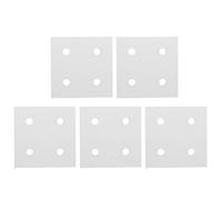 Aluminum Extrusion Profile Connector Plates 5Pcs | 4 - Hole Vertical Joining Board for 2040/6060 / 8080 Series | Heat & Oxidation Tolerant for Linear/Overlapping Connections (8080)