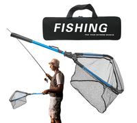 Aluminum Fishing Gear, Fishing Equipment Handle, Kayak Fishing Net, Portable Fishing Net, Lightweight Portable Fishing Net with Sturdy Aluminio Alloy Pole for Holiday Gifting