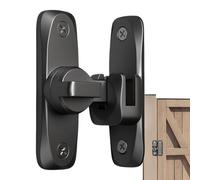 Aluminum Flipping Latch - Alloy Heavy Duty Door, Latch Anti Theft Hardware Design with 90° 180° Swing for Gate Barn Garage Garden Fence Shed Window Cabinet Secure Locking Accessory