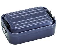 Aluminum fluffy tight lunch box 850ml [Dark Blue]