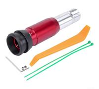 Aluminum Gear Shift Adapter for Automatic Transmission Red(Red) | Strong aluminum build, red finish, resists deformation, lightweight design, easy install kit