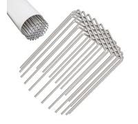 Aluminum Gutter Mesh Guard, Downspout Strainer Filter, Anti Clog Drain Protection Insert, Roof Rainwater Flow Screen, Outdoor Balcony Garden Debris Blocker System 3.15x1.77 Inches