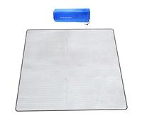 Aluminum Insulated Sleeping Mat - Double-Sided Reflective Thermal Pad For Camping | Outdoor Cold-Proof & Waterproof Warm Mat For Tents | Heavy-Duty Sleeping Pad