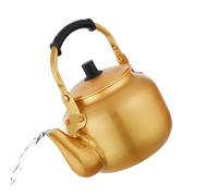 Aluminum Kettle, Open Campfire Coffee Pot, Lightweight Tea Maker, Small Water Boiler, Aluminum Teapot Warmer, Ideal for Hiking, Picnic, Travel, Outdoor Camping and Backpacking