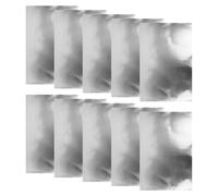 Aluminum Metal Crafts DIY Foil Sheets - Pack of Ten Thin Art Tooling Panels, Smooth Lightweight Material for Pattern Stamping, Detail Carving, Decorative Artistic Creations | Mounting Home Decor Works