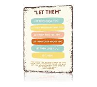 Aluminum Metal Sign 5 Second Rule Famous Motto Inspirational Wall Decor for Home Library Office Study Room 8 X 12 inch
