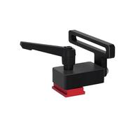 Aluminum Miter Track Stop,Workbench T-Slot T Track Flip Stop,Woodworking Chute Limiter,track Fence Sliding Connector and Stopper(T-30 Black)