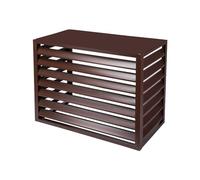 Aluminum Outdoor Air Conditioner Fence Privacy Panels Enclosure Split AC Cover for Outside Units Courtyard Screen Barrier All Weather Protection (4 Sides)