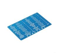 Aluminum para morse para code Card 8.6x5.4cm Dual-Sided para cw | Dual-sided design, letter interpretation, radio characters, aluminum build, compact 8.6x5.4cm size
