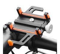 Aluminum Phone Mount for Bike - 5-Claw Design, Widened Base, Reversible