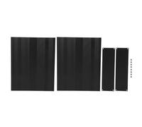 Aluminum Project Box | 50x178x220mm Die - Cast Enclosure for Electronics/DIY/PCB | Matte Black Heat Dissipation & Transmission Control Case