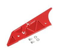 Aluminum Rear Chain Guard Protector Sprocket Cover Compatible con XR650L Motocicletas 1993-2022 Modelos(Red)