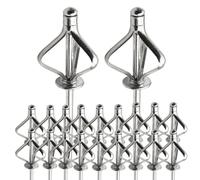 Aluminum Rivets - 20 Pack 1/4 Inch Large Lantern Pop Rivets | Alloy Round Head Blind Rivetss 16 20 23mm | Heavy Duty Aluminium Riveter Nail For Metal. 50-55g, 6.4mm.