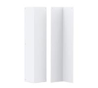 Aluminum Siding Corners - 3.4x3.4x15.8Inch 2 Pieces Metal Whacking Protection, Outside Corner Wall Panels Trim For Home | House Outdoor Residential Commercial Use, Siding Corner 3.4 Inches