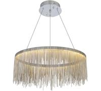 Aluminum Tassel Linear Chandelier - - Tassel Chain Pendant Light Ceiling Lighting Fixture Compatible with Restaurant Living Room Kitchen Island (Size : 47x14inch),Pendant Ceiling Light