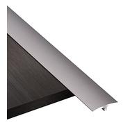 Aluminum Transitions Entry Ramp,1 Inch Wide T Shape Carpet to Tile Floor Transition Strip, Easy to Install Gap Connecting Strips(Champagne,Long 120cm/47.2in)