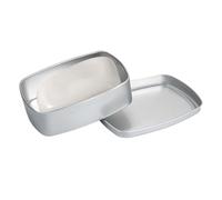 Aluminum Travel Case - 3.82x2.76x1.1 Inches, Leak-Proof Holder Durable | Rust-Resistant Travel Bathroom Dish with Lid, Portable Soap Container For Shower, Camping, Home, Outdoor Use