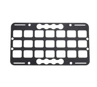 Aluminum Truck Bed Panel for L Rail Storage | Maximize Cargo Space for Tools & Gear | Secure Fit for SUVs/Pickups/Buses | Lightweight 5.98x11.02in with Sandblasted Finish