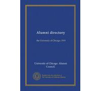 Alumni directory: the University of Chicago, 1919