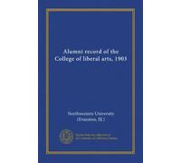 Alumni record of the College of liberal arts, 1903