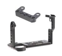 Alumnum - Jaula para cámara FX3 FX30, placa de montaje de queso, accesorio extenso para producción creativa de películas, jaula de aleación de aluminio