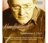 Alun Hoddinott : Symphonies n°2, 3 & 5