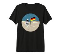 Alunizaje Alemán Astronauta Alemán Luna Camiseta Premium