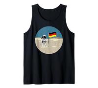 Alunizaje Alemán Astronauta Alemán Luna Camiseta sin Mangas