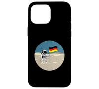 Alunizaje Alemán Astronauta Alemán Luna Carcasa para iPhone 16 Pro Max