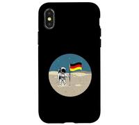 Alunizaje Alemán Astronauta Alemán Luna Carcasa para iPhone X/XS