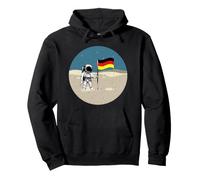 Alunizaje Alemán Astronauta Alemán Luna Sudadera con Capucha