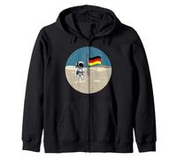 Alunizaje Alemán Astronauta Alemán Luna Sudadera con Capucha