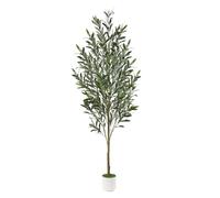 Alupssuc Olivo Artificial 150cm, Plantas Artificiales Decorativas, Olivo Artificial Grande de Interior y Exterior Decoración para Hogar, Oficina, Casa, Balcón, Dormitorio